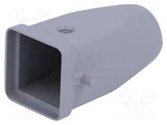 Enclosure: for HDC connectors; HTS; size 1; Locking: for latch 