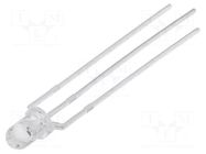 LED; yellow/green; 3mm; 30°; Front: convex; 1.8÷2.6/1.8÷2.6VDC OPTOSUPPLY