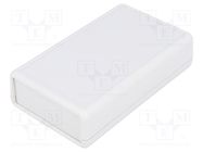 Enclosure: with panel; with flap on baterries; 1593; X: 66mm; ABS HAMMOND