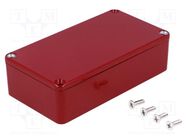 Enclosure: multipurpose; X: 60mm; Y: 112mm; Z: 31mm; 1590; aluminium HAMMOND