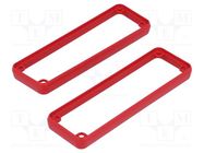 Frame for enclosure; ABS; 1455; Colour: red HAMMOND