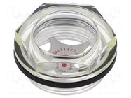 Level indicator; Inspect.hole dia: 26mm; M35; 8÷10Nm; Pitch: 1.5 ELESA+GANTER
