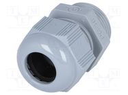 Cable gland; PG16; IP68; polyamide; dark grey; HELUTOP HT-PG HELUKABEL