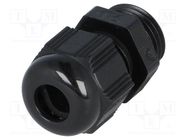 Cable gland; M16; 1.5; IP68; polyamide; black; HELUTOP HT-M HELUKABEL