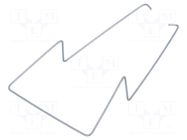 Fastening clip; OEM: 617882 RELPOL