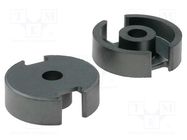 Core: ferrite; P; 3F3; 2000nH; 495mm3; 25.1mm2; A: 9.5mm; B: 2.7mm FERROXCUBE