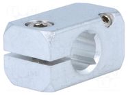 Mounting coupler; with axial bore; aluminium; D: 12mm; S: 10mm ELESA+GANTER
