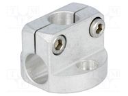 Mounting coupler; D: 16mm; Base dia: 45mm; H: 31mm; aluminium ELESA+GANTER