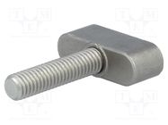 Knob wing; Ext.thread: M6; 25mm; stainless steel; W: 25mm ELESA+GANTER