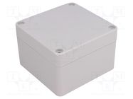 Enclosure: multipurpose; X: 80mm; Y: 82mm; Z: 55mm; polycarbonate GAINTA