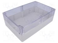 Enclosure: multipurpose; X: 146mm; Y: 222mm; Z: 75mm; polycarbonate GAINTA