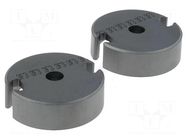 Core: ferrite; P; 3F3; 5750nH; 6190mm3; 137mm2; A: 20.5mm; B: 4.3mm FERROXCUBE