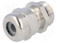 Cable gland; PG9; IP68; brass; Body plating: nickel; SKINTOP® MSR LAPP