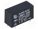 Relay: electromagnetic; SPDT; Ucoil: 24VDC; 12A; 12A/250VAC; PCB Recoy/RAYEX ELECTRONICS