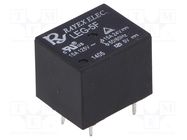 Relay: electromagnetic; SPDT; Ucoil: 5VDC; Icontacts max: 15A; LEG Recoy/RAYEX ELECTRONICS