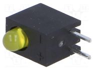 LED; in housing; 3mm; No.of diodes: 1; yellow; 20mA; 60°; 2.1÷2.5V KINGBRIGHT ELECTRONIC