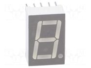 Display: LED; 7-segment; 14.2mm; 0.56"; No.char: 1; green; anode LUCKYLIGHT