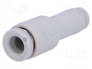 Push-in fitting; straight,reductive; -1÷10bar; polypropylene SMC