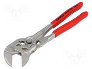 Pliers; universal wrench; 180mm; chrome-vanadium steel KNIPEX