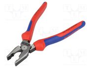 Pliers; universal; 180mm; for bending, gripping and cutting KNIPEX