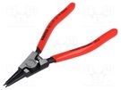 Pliers; for circlip; external; 10÷25mm; Pliers len: 140mm KNIPEX