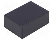 Enclosure: multipurpose; X: 36mm; Y: 50mm; Z: 20mm; ABS; black MASZCZYK