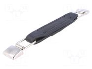 Holder; fabric; black; 177.8mm; handle KEYSTONE