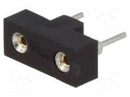 Fuse holder; 5A; thermoplastic; UL94V-0; Pitch: 5.1mm; 250VAC KEYSTONE