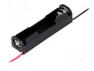 Holder; AAA,R3; Batt.no: 1; on panel; cables; 150mm KEYSTONE