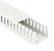 NARROW SLOT DUCT, PVC, WHT, 100X75MM