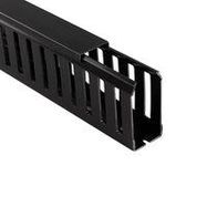 CLOSED SLOT DUCT, NORYL, BLK, 75X75MM