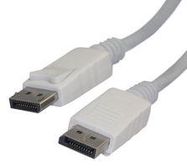 CABLE, DISPLAYPORT PLUG-PLUG, 2M, WHITE