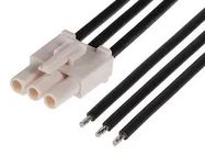 CABLE ASSY, 3P WTB RCPT-FREE END, 11.8"
