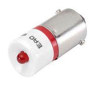 SINGLE LED, PUSHBUTTON SWITCH, RED