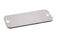 ENCLOSURE END PANEL, ALUMINIUM, CLEAR