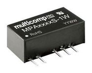 DC-DC CONVERTER, 2 O/P, 1W