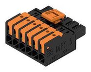 TERMINAL BLOCK, PLUGGABLE, 6POS, 14AWG