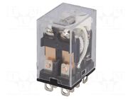 Relay: electromagnetic; DPDT; Ucoil: 24VDC; Icontacts max: 10A OMRON