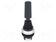 Switch: joystick; 22mm; Stabl.pos: 1; black; none; IP66; RMQ-Titan EATON ELECTRIC