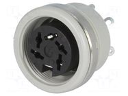 Connector: DIN; socket; female; PIN: 5; 240°; soldering HIRSCHMANN