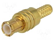 Connector: MCX; plug; male; straight; 50Ω; RG174,RG188,RG316 NINIGI