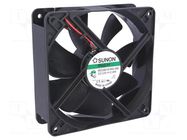 Fan: DC; axial; 12VDC; 120x120x38mm; 158m3/h; 37dBA; Vapo; Len: 300mm SUNON