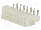 Socket; wire-board; male; MF42; 4.2mm; PIN: 14; THT; mounting holes Amphenol Communications Solutions