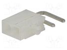 Socket; wire-board; male; MF42; 4.2mm; PIN: 2; THT; PCB snap; 7A Amphenol Communications Solutions
