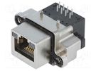 Socket; RJ45; IP68; for panel mounting; THT; angled 90° Amphenol Communications Solutions