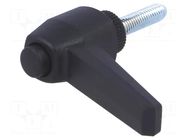 Lever; adjustable; Thread len: 20mm; Lever length: 50mm ELESA+GANTER