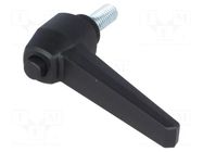 Lever; adjustable; Thread len: 20mm; Lever length: 73mm ELESA+GANTER