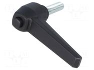 Lever; adjustable; Thread len: 30mm; Lever length: 73mm ELESA+GANTER