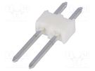 Pin header; pin strips; KK 254; male; PIN: 2; straight; 2.54mm; THT MOLEX