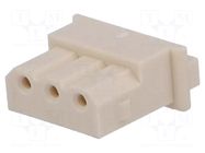 Connector: wire-board; plug; female; PIN: 3; Mini-SPOX; for cable MOLEX